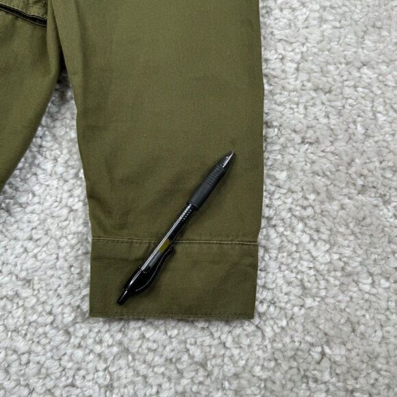 Lulus Ready For Action Olive Green Cropped Utility Jacket - Picture 7 of 11